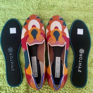 Rothy’s Moroccan Amber Loafer Flats Retired Pattern